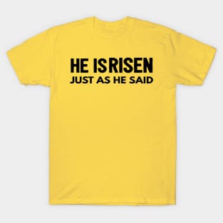 He Is Risen Cool Inspirational Easter Christian T-Shirt